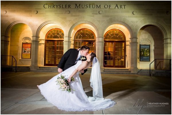 Chrysler Museum Wedding Heather Hughes Photography
