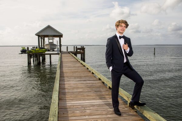 formal senior portrait