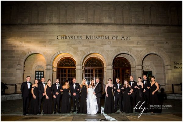 Chrysler Museum Wedding Heather Hughes Photography