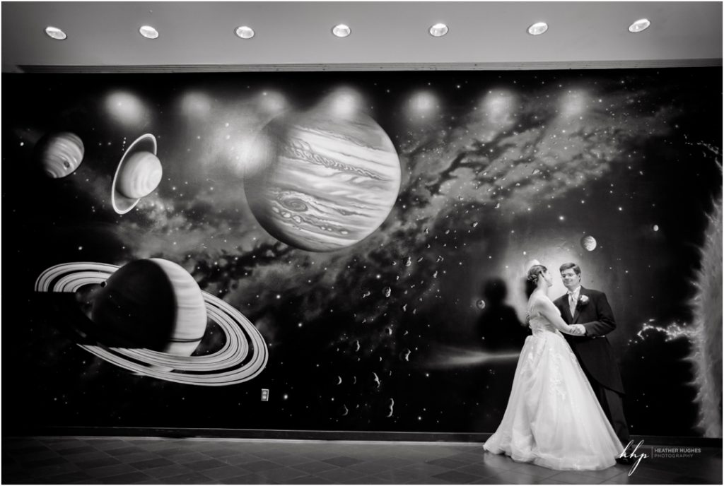 Virginia Air & Space Center Wedding Heather Hughes Photography